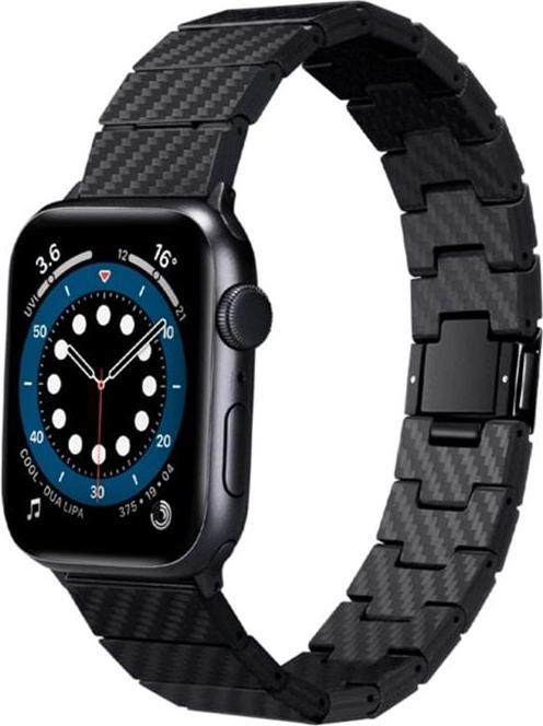 Image du produit Pitaka Carbon fiber strap - black - AW Ultra 2/1(49mm) 9/8/7 (45mm)/6/SE/5/4 (44mm)/3/2/1 (42mm) (Fibre de carbone)