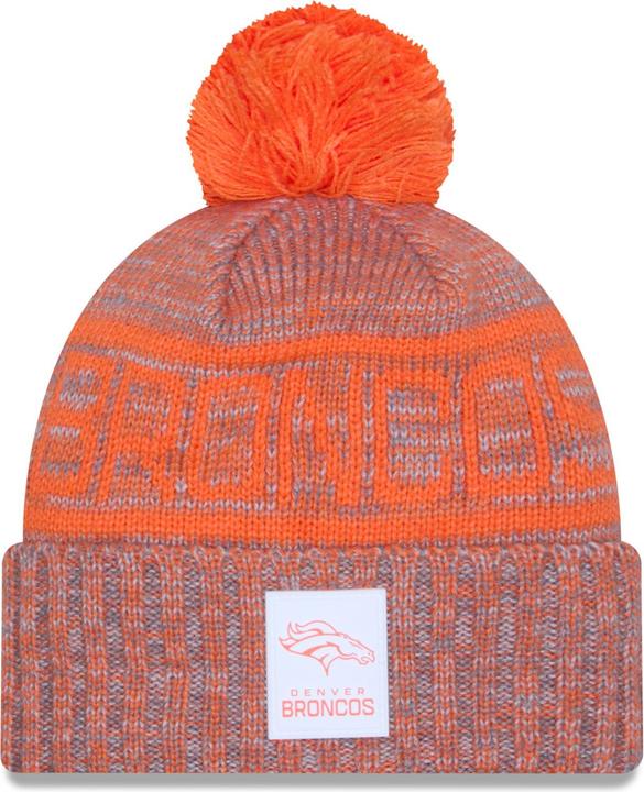 Produktbild New Era Bommel Wintermütze Sideline Denver Broncos (One Size)