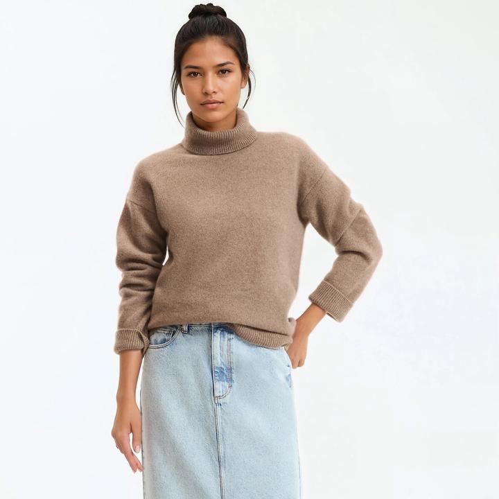 Produktbild La Redoute Collections Kaschmir-Rollkragenpullover (M)