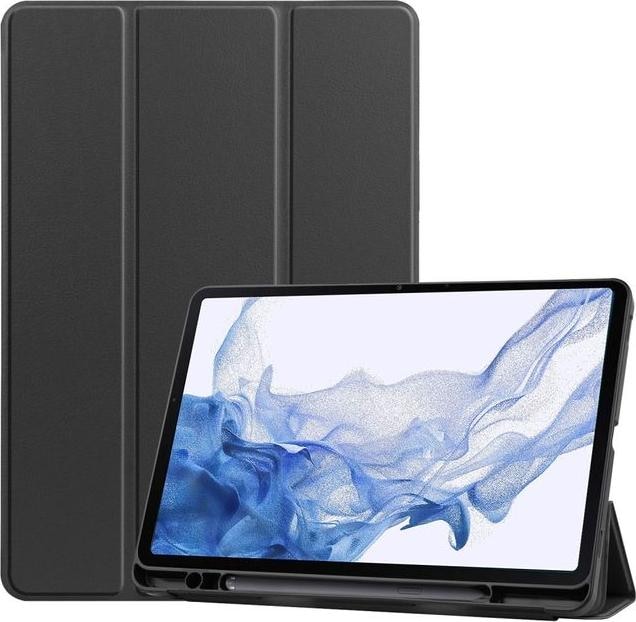 MU Classic Dreifach faltbare Leder Hülle (Galaxy Tab S8)