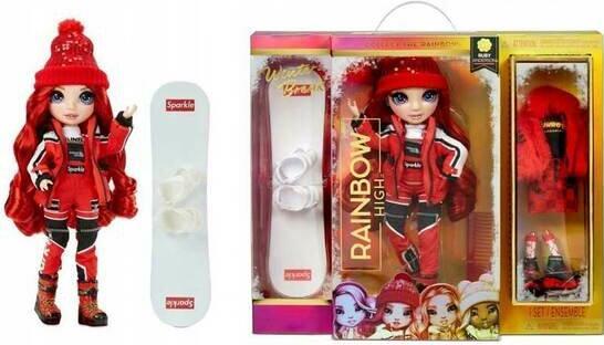 Actual product image MGA Rainbow High- Winter Break Fashion Ruby