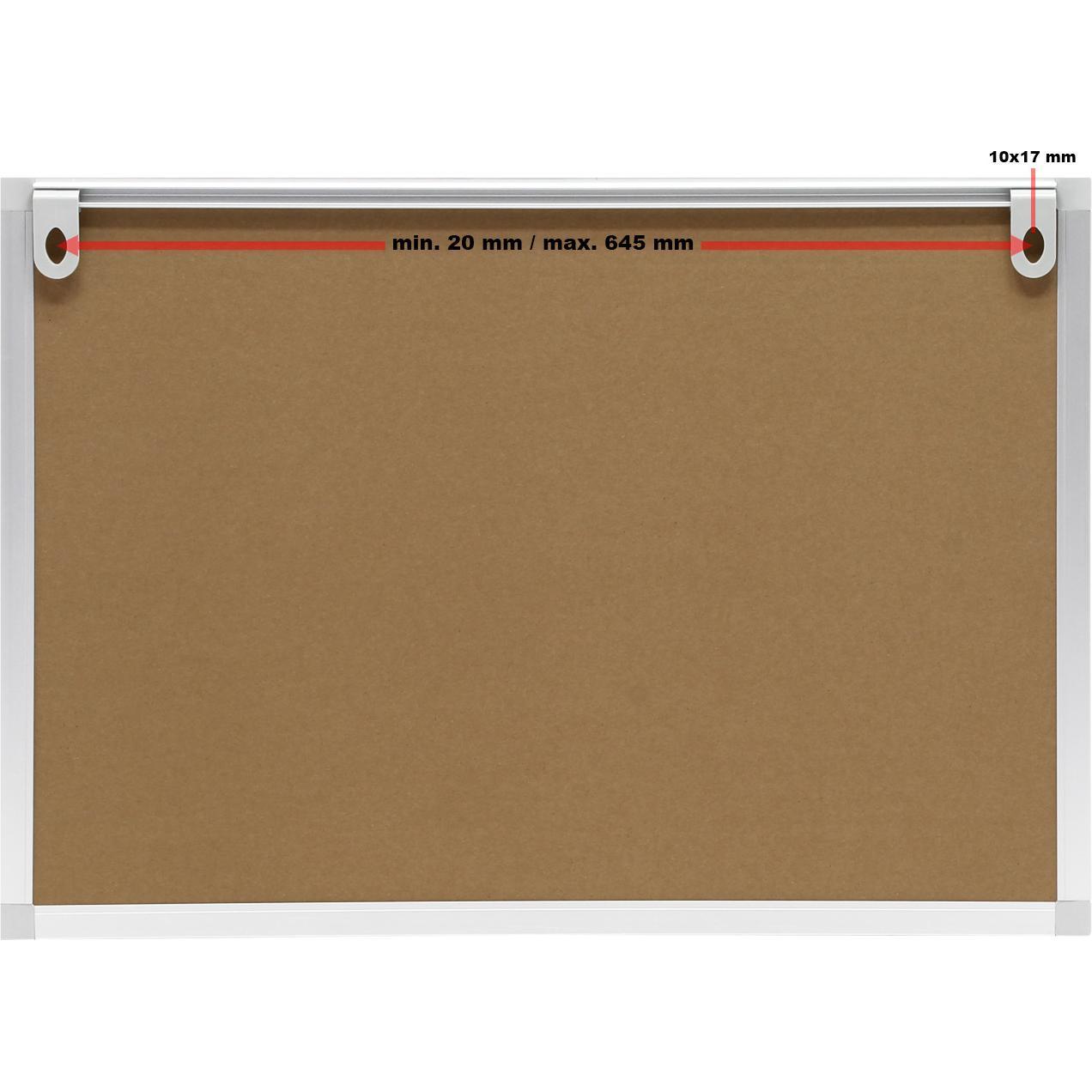 Wiltec, Präsentationstafel, Wandtafel (70 x 50 cm)