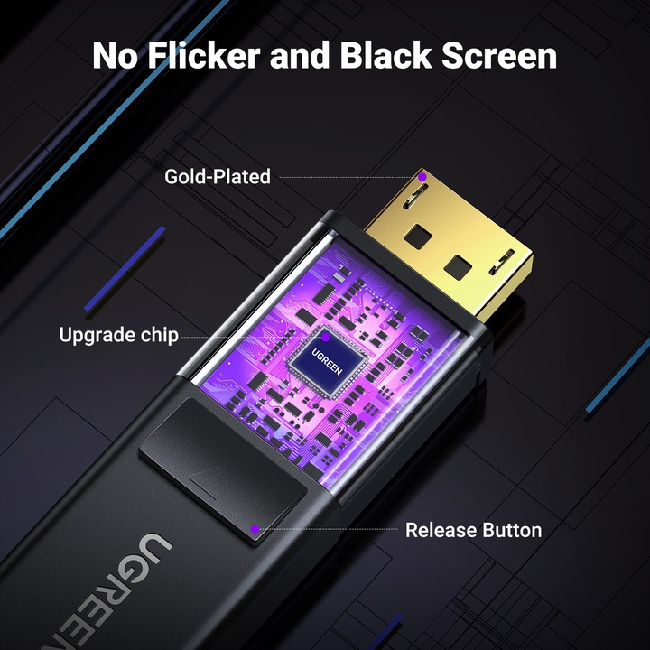 Image du produit Ugreen Display Port – HDMI (Typ A) (1.50 m, DisplayPort, HDMI)