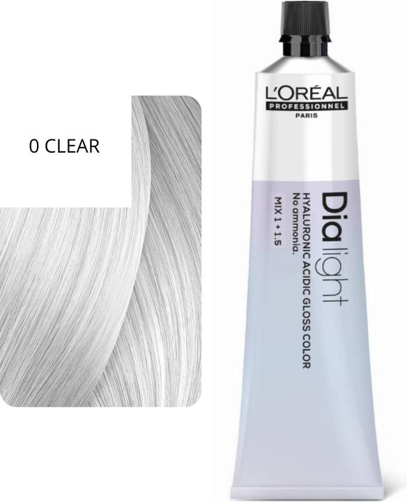 Actual product image L'Oréal Professionnel L'Oral Professionnel Dialight 0 Clear 60ml Professional Hair Color (0 Clear)