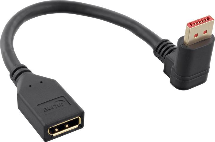 Produktbild InLine DisplayPort 1.4 Adapterkabel ST/BU (0.15 m)
