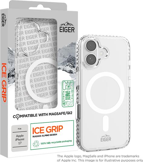 Immagine prodotto Eiger Custodia per iPhone 17 + vetro protettivo + protezione per la fotocamera (Apple iPhone 17)