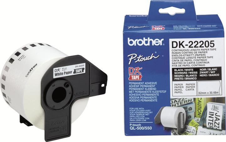Produktbild Brother Dk-22205 (6.20 cm)