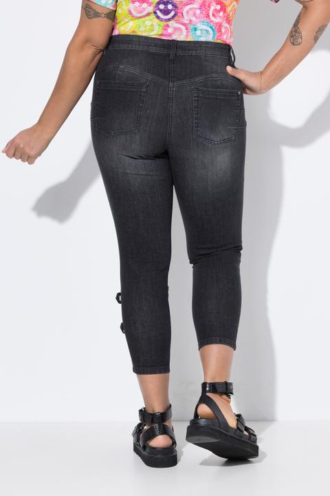 Image du produit Angel of Style PushUp-Jeans, Zierschnallen, 5-Pocket (46)