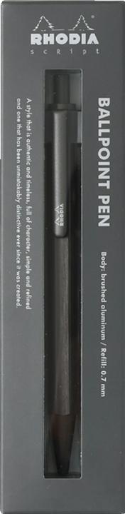 Rhodia scRipt Kugelschreiber (Silber)