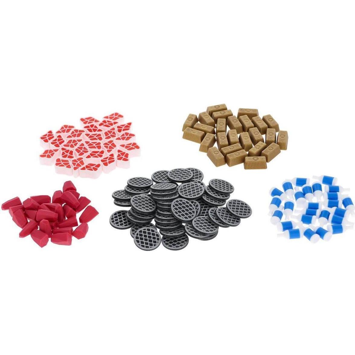 Feldherr Upgrade Set für Schwingenschlag – Ressourcen und Münzen – 3D Token (Materiale sintetico)