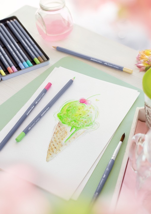 Produktbild Faber-Castell Aquarellstifte Goldfaber (Mehrfarbig, 12 x)