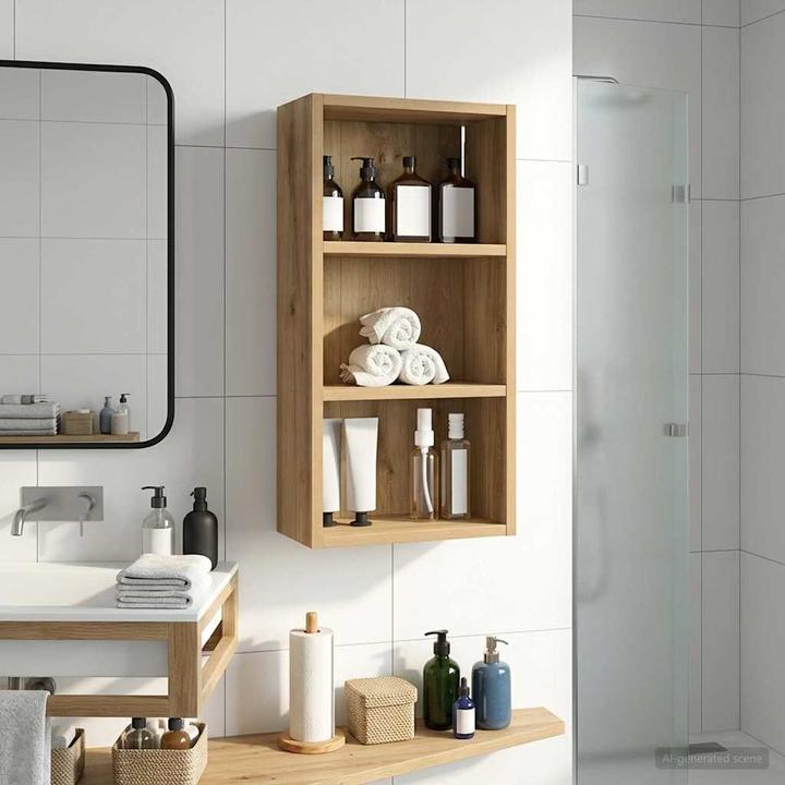 Produktbild vidaXL Badezimmerschrank (16 x 16 x 62.50 cm)