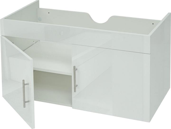 Immagine prodotto Mendler Mobiletto per lavabo, mobile base per lavabo Mobili da bagno, bianco lucido 90 cm