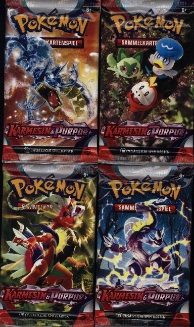Produktbild Pokémon Pokemon KP01 Karmesin&Purpru Booster (Deutsch, Booster Pack)