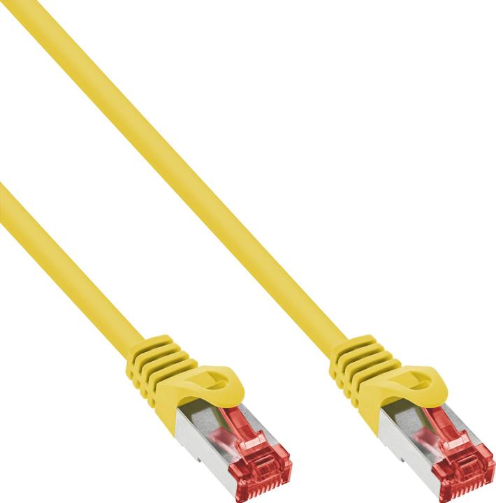 Produktbild InLine Patchkabel S/FTP, PiMF, Cat.6, 250 MHz, halogenfrei, Gelb 5 m (76905Y) (S/FTP, CAT6, 5 m)