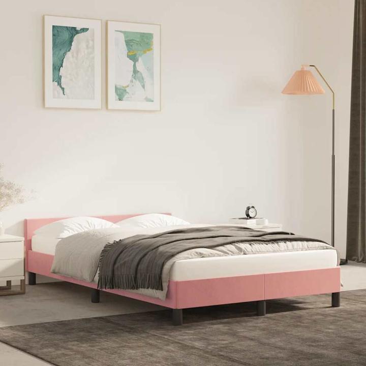 Image du produit vidaXL Bettgestell mit Kopfteil (120 x 200 cm)