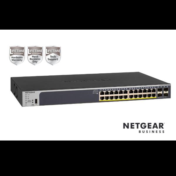 Productafbeelding Netgear GS728TPv3 (28 ports)