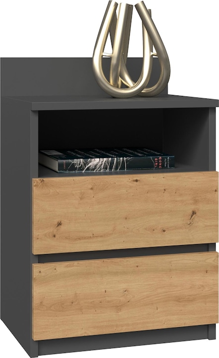 Image du produit Topeshop Table de chevet (40 x 32 x 59 cm)