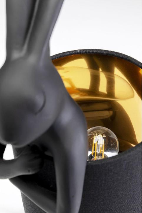 Image du produit Kare Design Lampe de table Animal Rabbit Noir mat 50cm