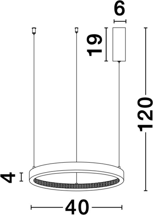 Produktbild Nova Luce Preston LED Pendelleuchte (1800 lm)