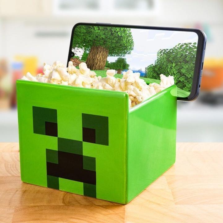 Actual product image Paladone Products Minecraft Creeper Streaming Snack Bowl