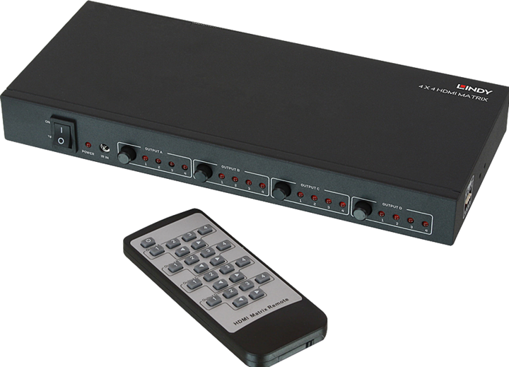 Produktbild Lindy HDMI 4K UHD 4x4 Matrix
