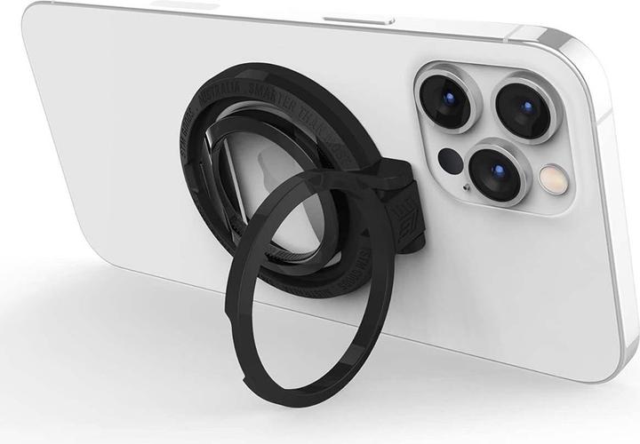 Actual product image STM MagLoop, Kickstand, Black, ABS, Silicone, Apple, iPhone, 90 mm
