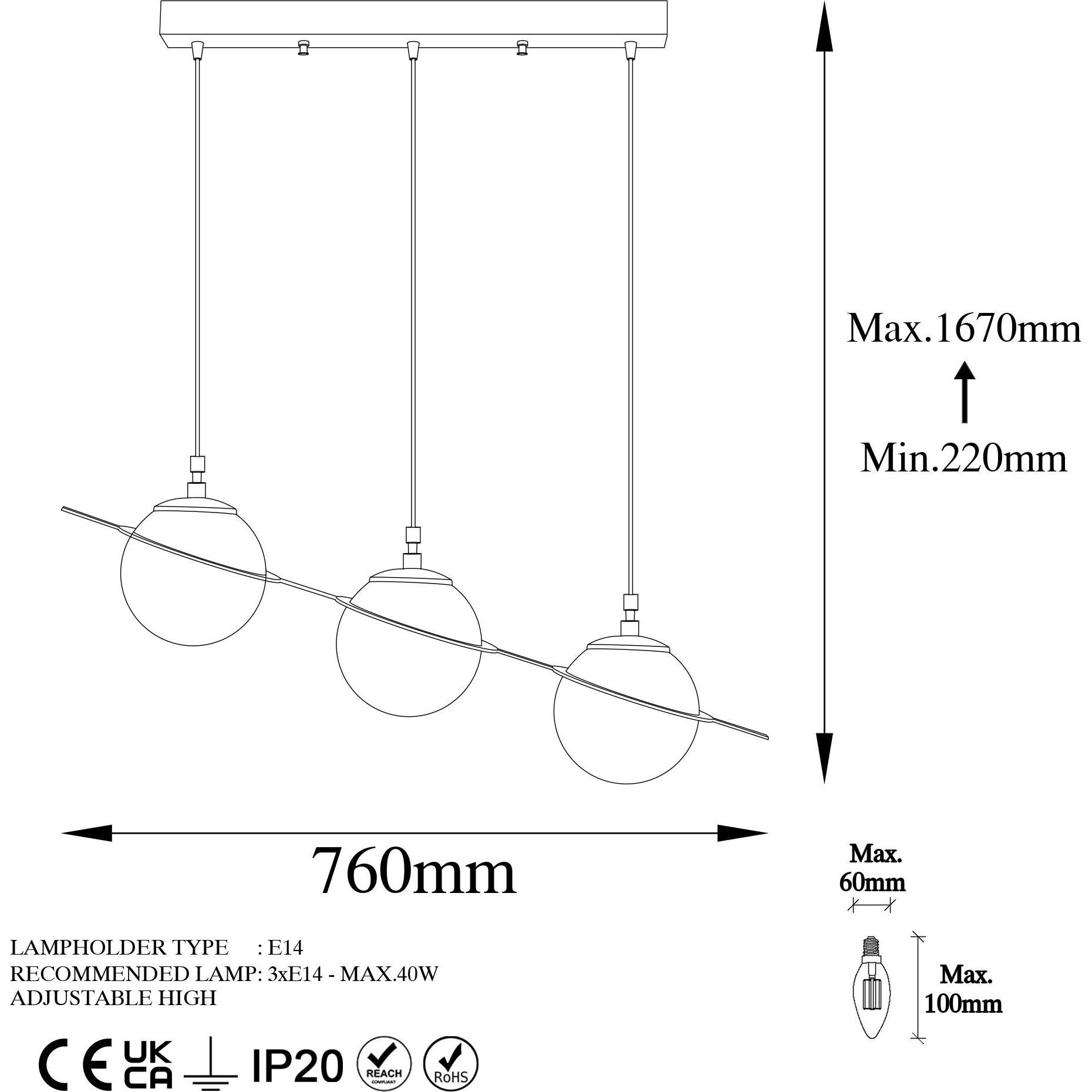 Thumbnail - Hermia, Pendelleuchte, Kalel (E14)
