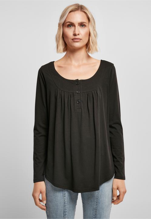 Produktbild Urban Classics Ladies Viscose Button Up Longsleeve (S)