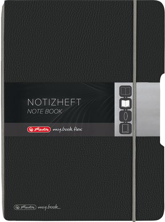 Actual product image Herlitz Notebook my.book flex A5, Dot, leather look (A5, Soft cover)
