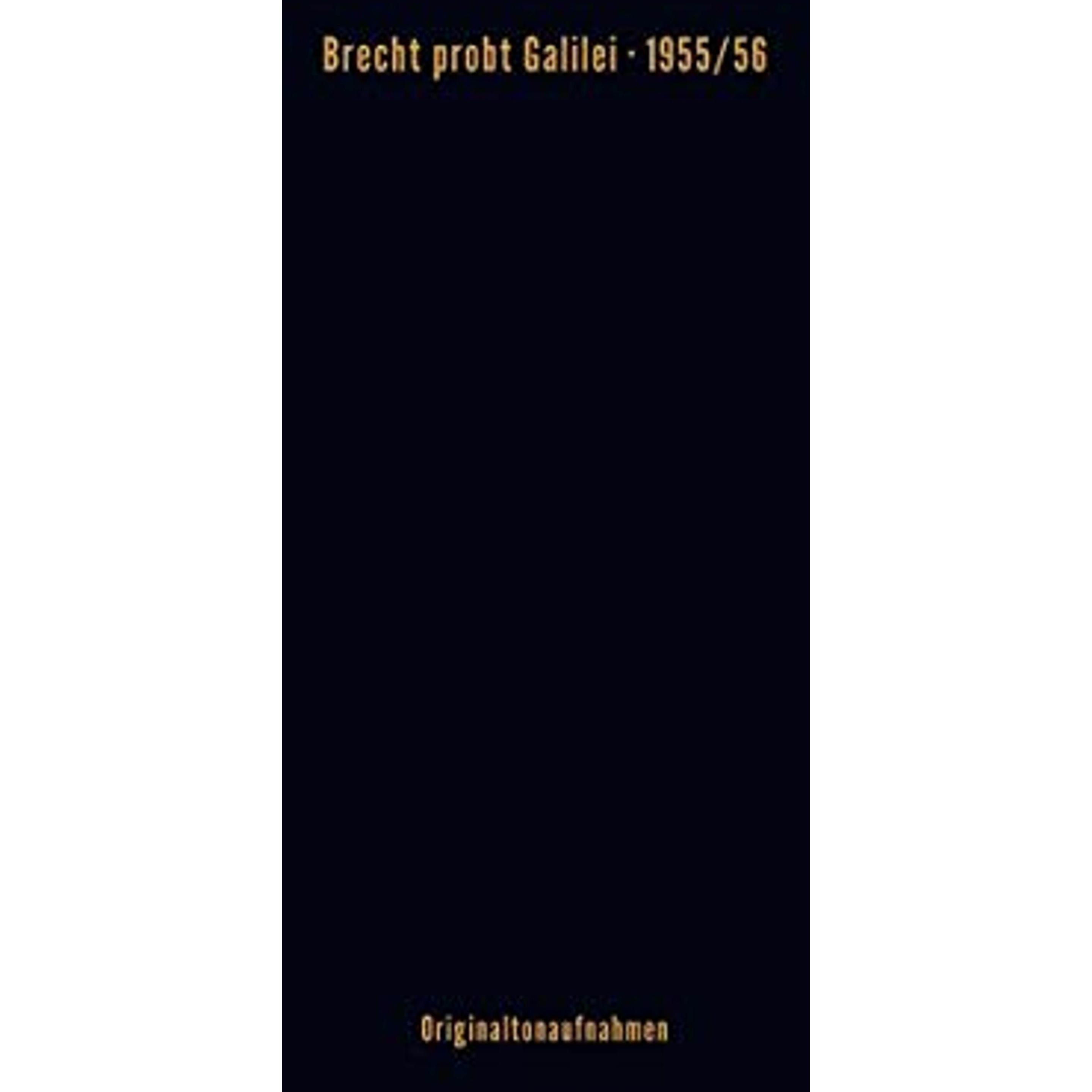 Brecht:Brecht probt Galilei,MP3-CD, Hörbücher von Bertolt Brecht