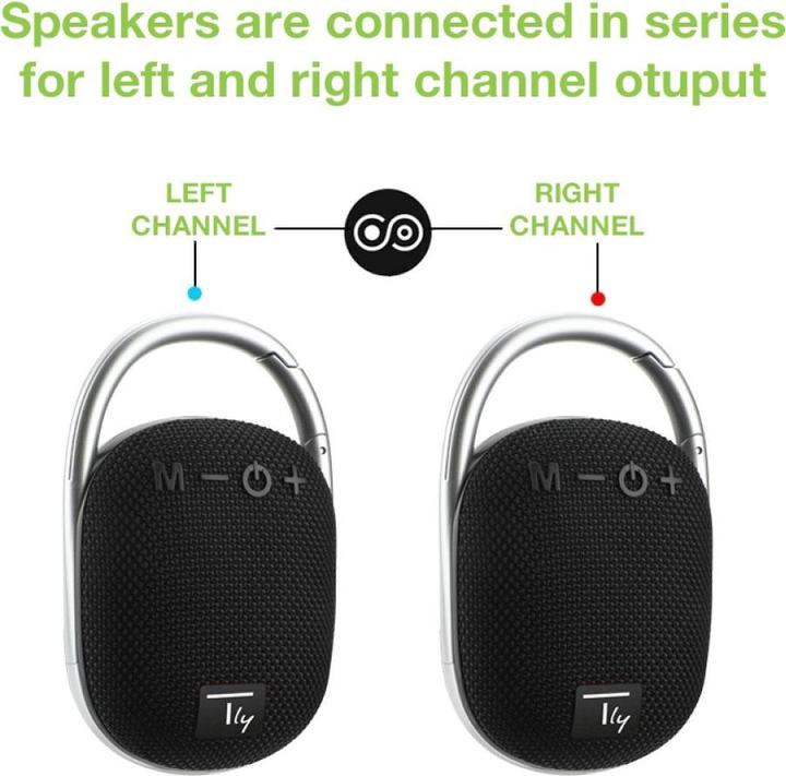 Actual product image EFB Elektronik EFB Techly Mini Wireless Speaker LED Light Handsfree TF USB Black