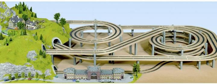 Actual product image Noch Track helix build-up circle (Track H0)