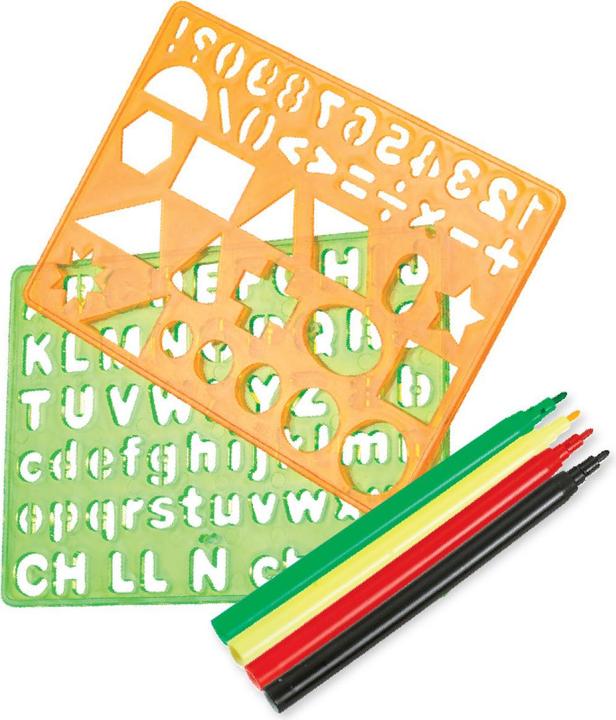 Actual product image Simba A&F colouring stencils with pens