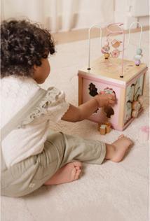 Actual product image Little Dutch Aktivitätenwürfel Fairy Garden mit Motorikschleife