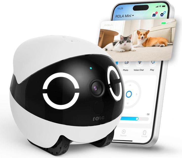Image du produit Enabot Mini robot compagnon Rola (2304 x 1296 Pixels)