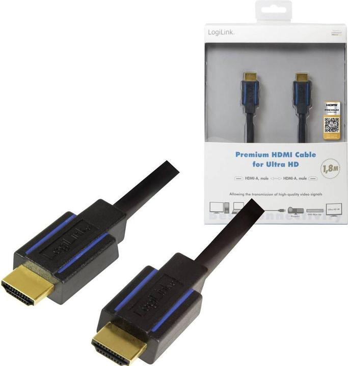 Produktbild LogiLink HDMI (Typ A) — HDMI (Typ A) (1.80 m)