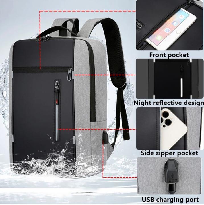 Actual product image PhoneLook Universal Travel Urban Backpack waterproof Sac à dos de transport pour ordinateur portable 15.6 pouc (35 l)