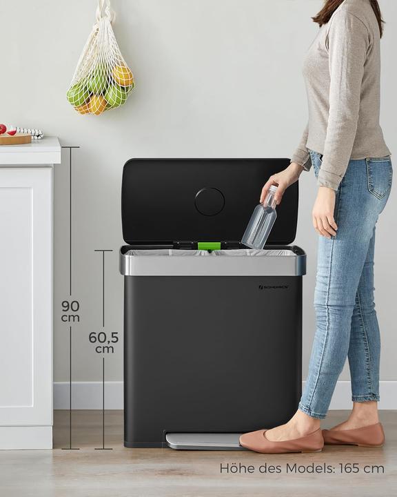 Produktbild Songmics Softclose Mülltrennsystem 2 x 30 Liter (60 l)