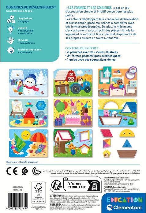Actual product image Clementoni Les Formes Et Les Couleurs (French)