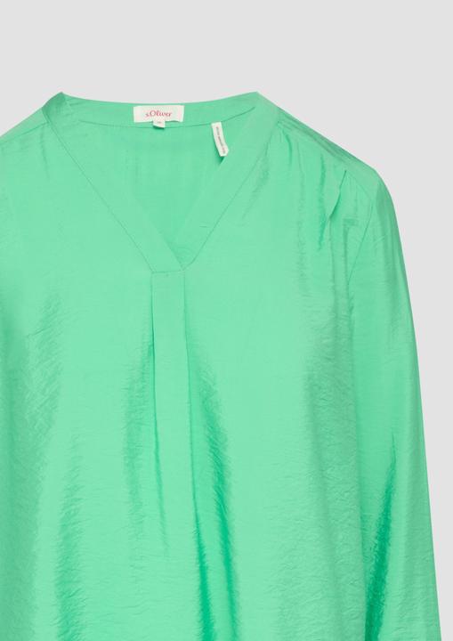 Actual product image s.Oliver Bluse Strukturierte Bluse mit V-Ausschnitt (42)