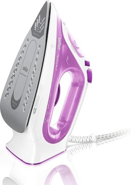 Immagine prodotto Braun TexStyle 3 SI 3030 Ferro da stiro a secco e a vapore Piastra in ceramica Ultra-Glide (2300 W, 145 g/min)