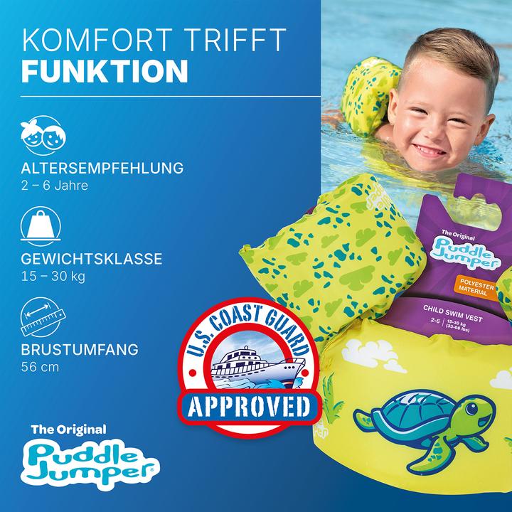 Image du produit Bestway Puddle Jumper Gilet de natation en tissu pour enfants avec brassards