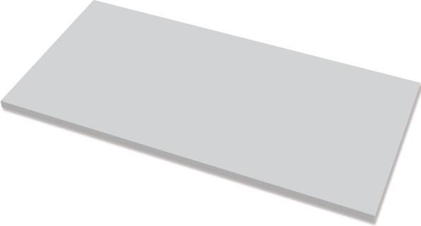 Actual product image Fellowes Tischplatte Levado 180 x 80 cm, Grau (180 x 80 cm)