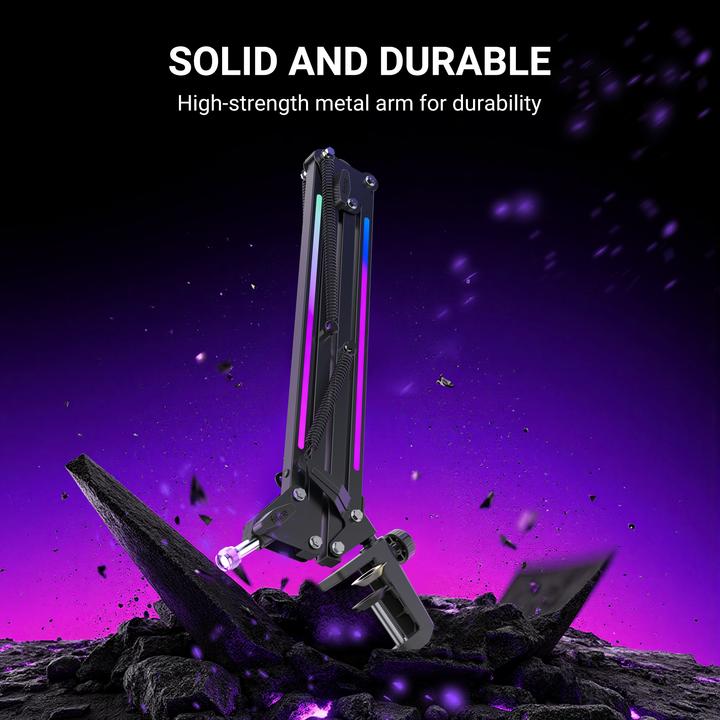 Actual product image Fifine BM38 RGB Boom Mikrofonarm