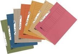 Actual product image Elba Cardboard hook-in binder, gray, commercial stapling full front cover, packed of 50 pcs. (A4, 50 x)