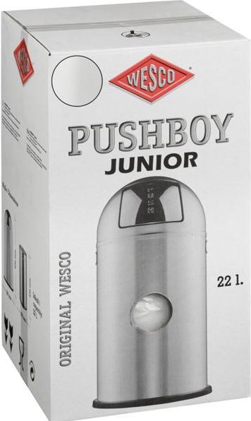 Productafbeelding Wesco Pushboy Jr.22l wit mat (22 l)