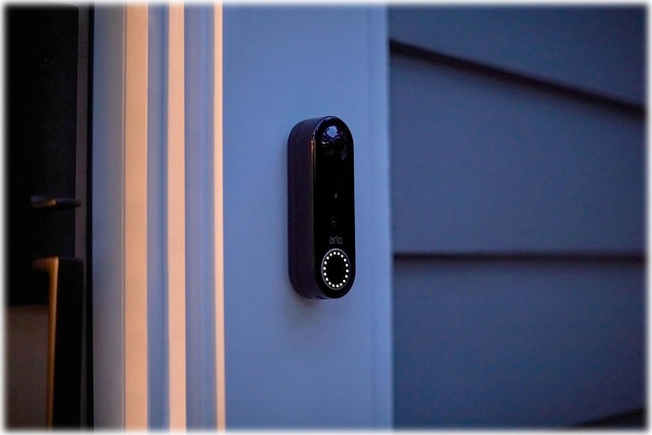 Actual product image Arlo Essential Wire-Free Doorbell, black (Wireless)