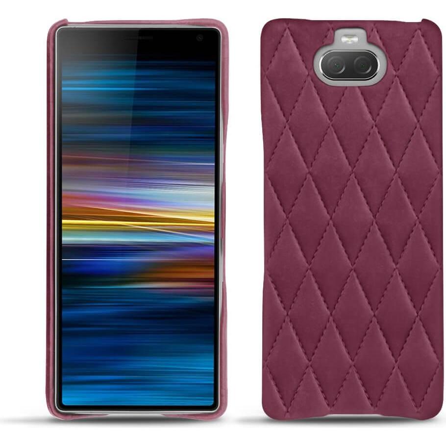 Noreve Lederschutzhülle (Sony Xperia 10), Smartphone Hülle, Violett