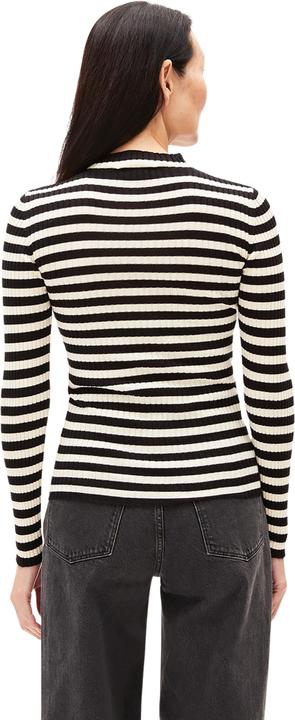 Produktbild Armedangels Alaania Pullover Stand-Up Collar Black/Oatmilk (L)